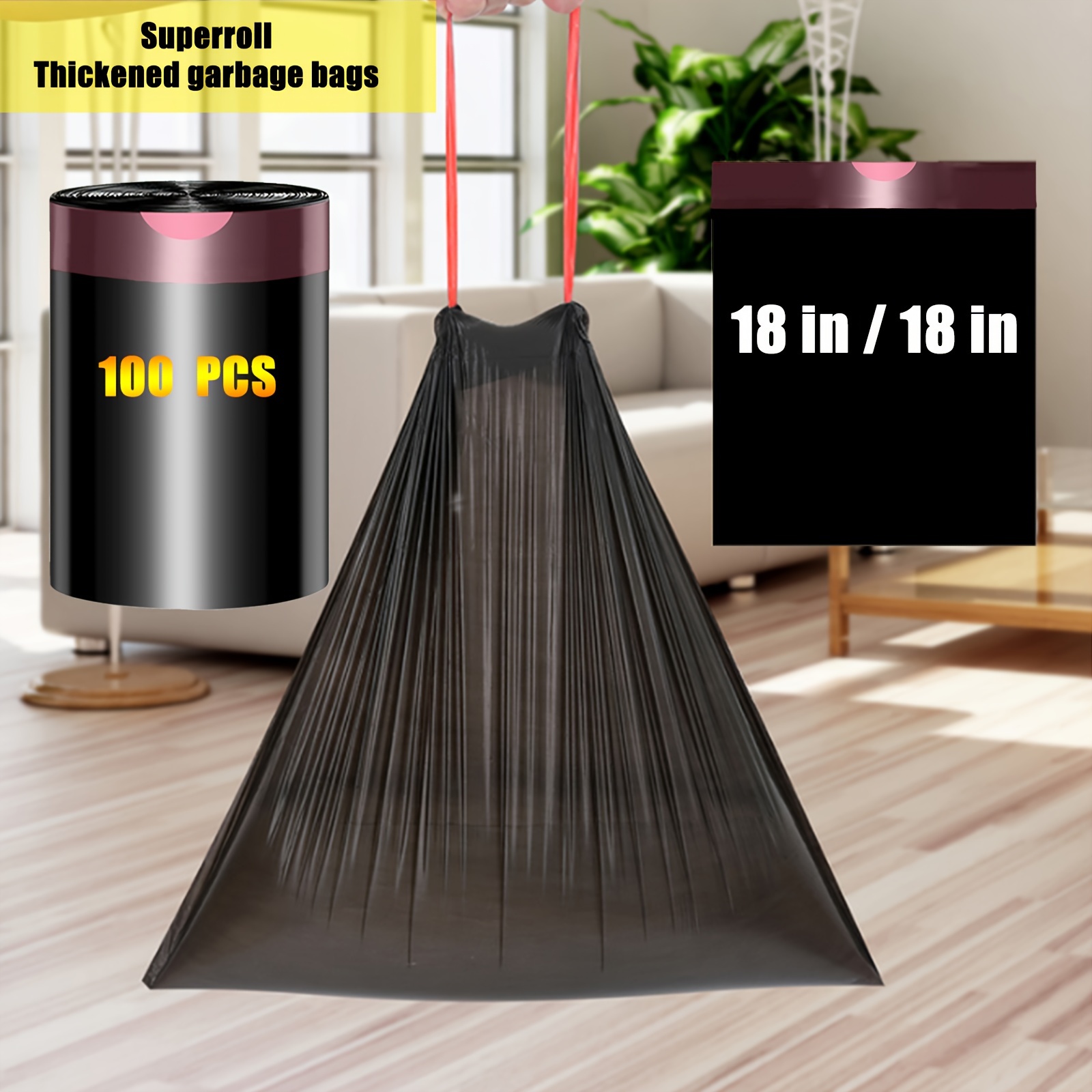 Thick 3.2wire Large Courtyard Garbage Bag Thickened - Temu