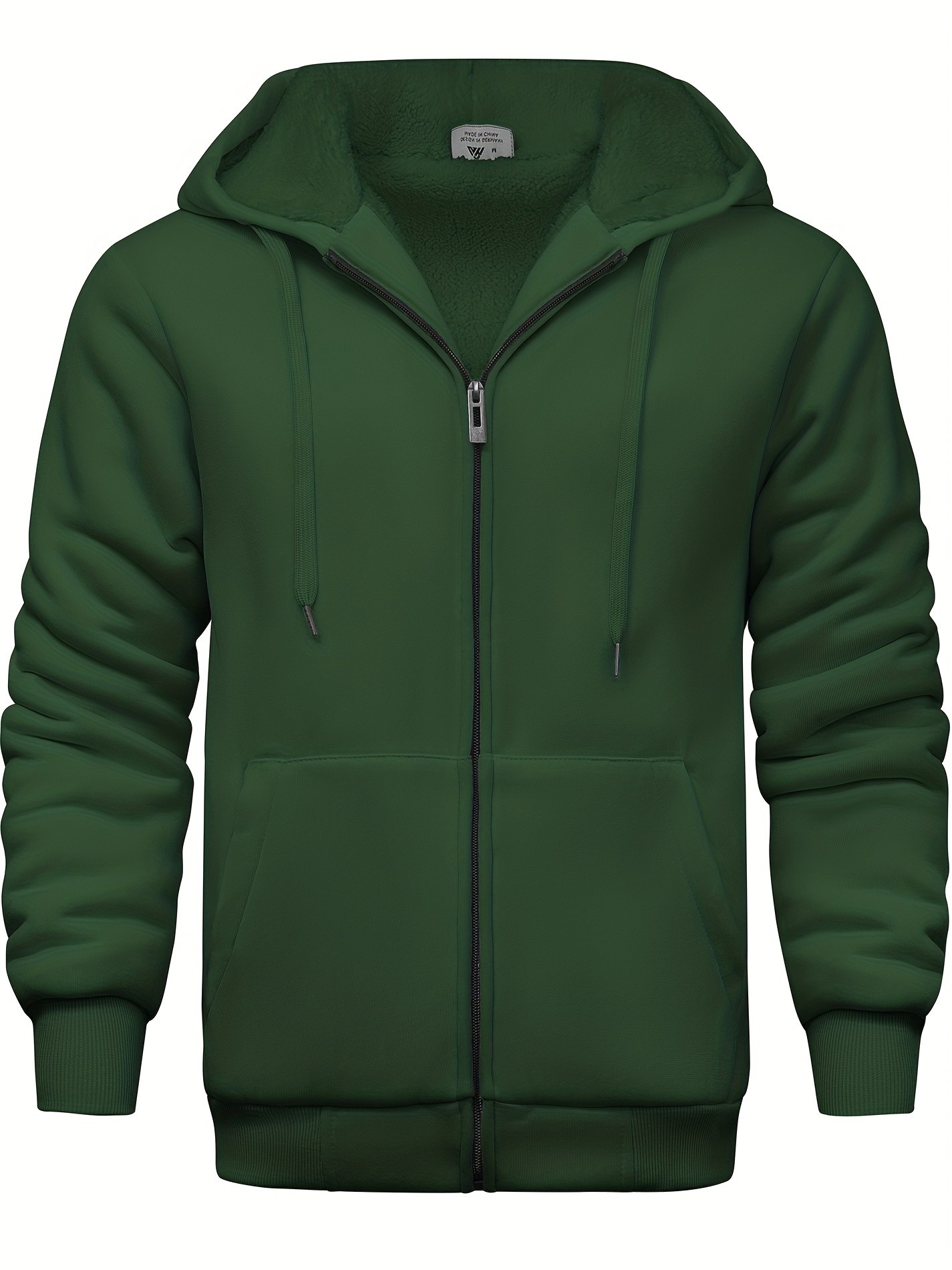 Chaquetas Hombre Chaqueta Bomber Verde Océano Cremallera - Temu