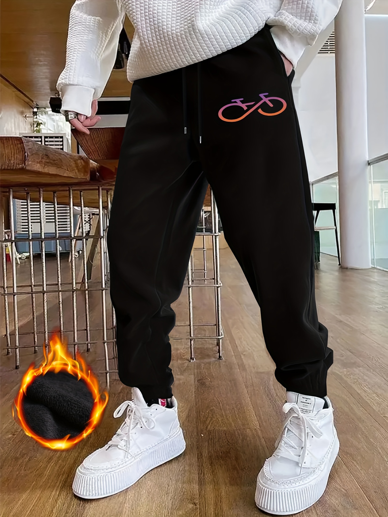 Men Cartoon Graphic Sweatpants