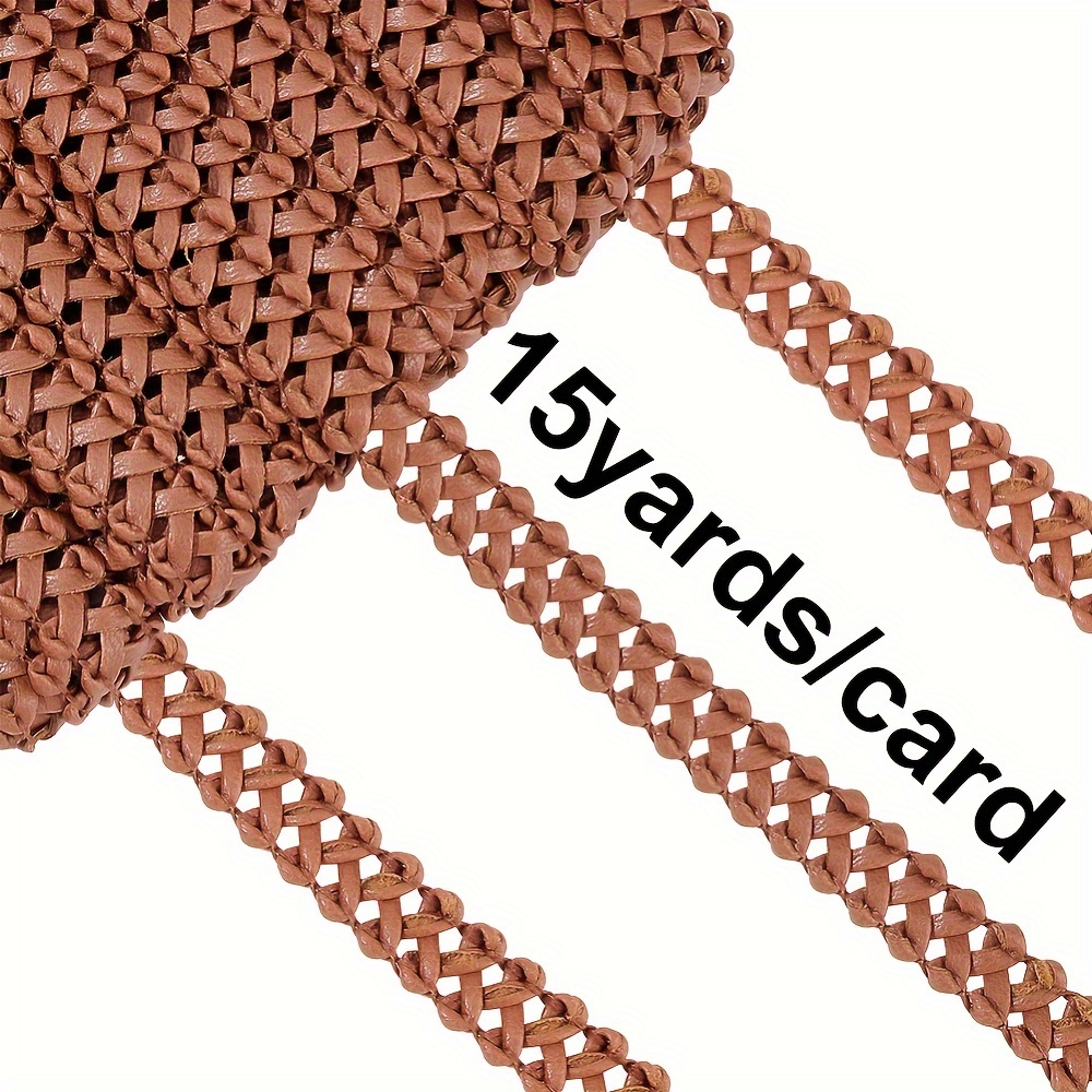 2Meters DIY Leather Strap Craft Strips for Leathercrafts Accessories Belt  Handle Black Red Brown Bag Decor Jewelry Making Craft