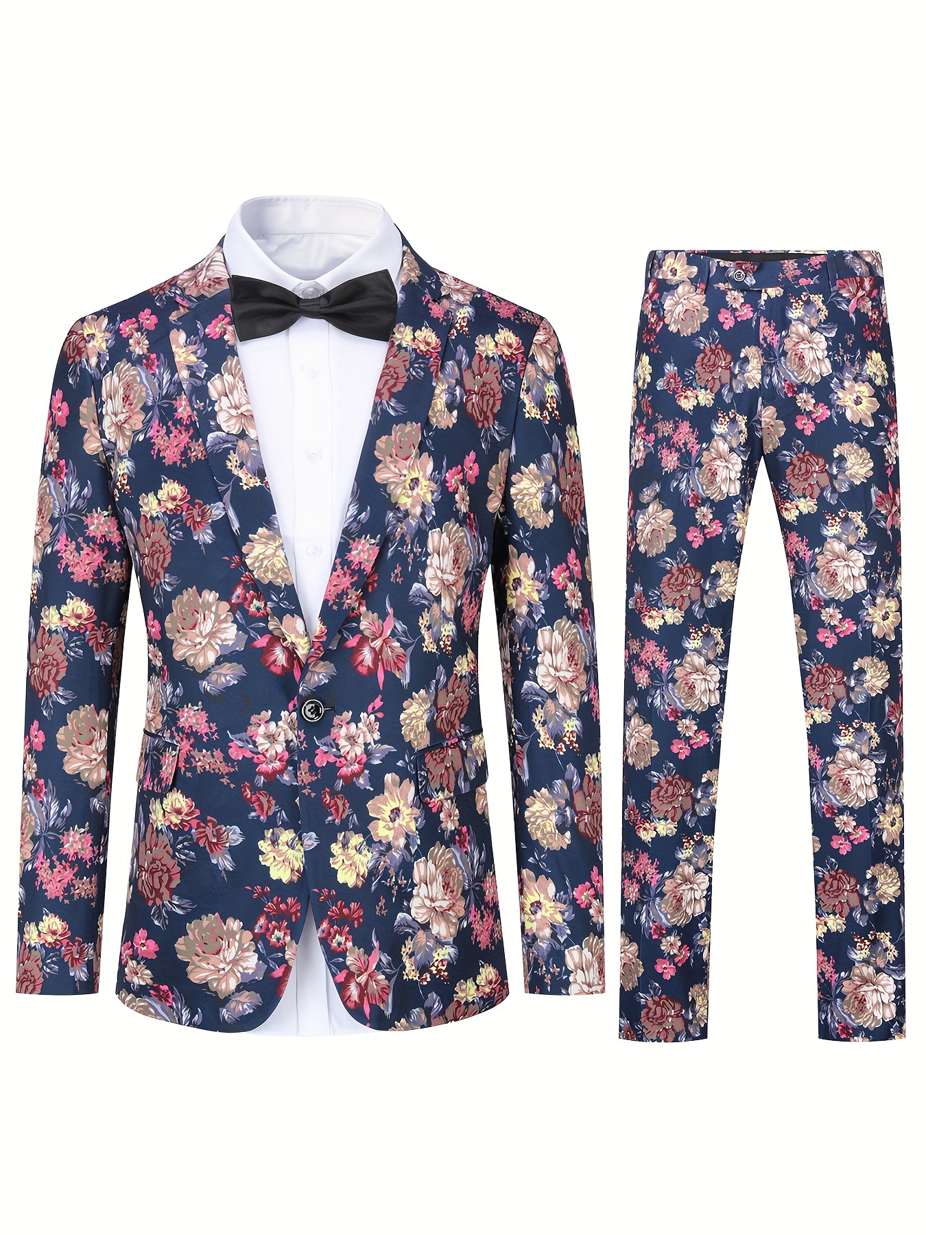 Traje de best sale flores hombre