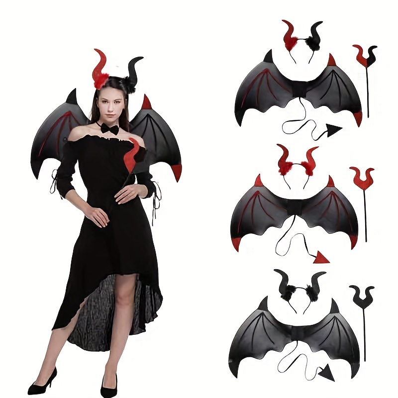 Naughty Halloween Bride Cosplay Costume Contrast Mesh Tie - Temu