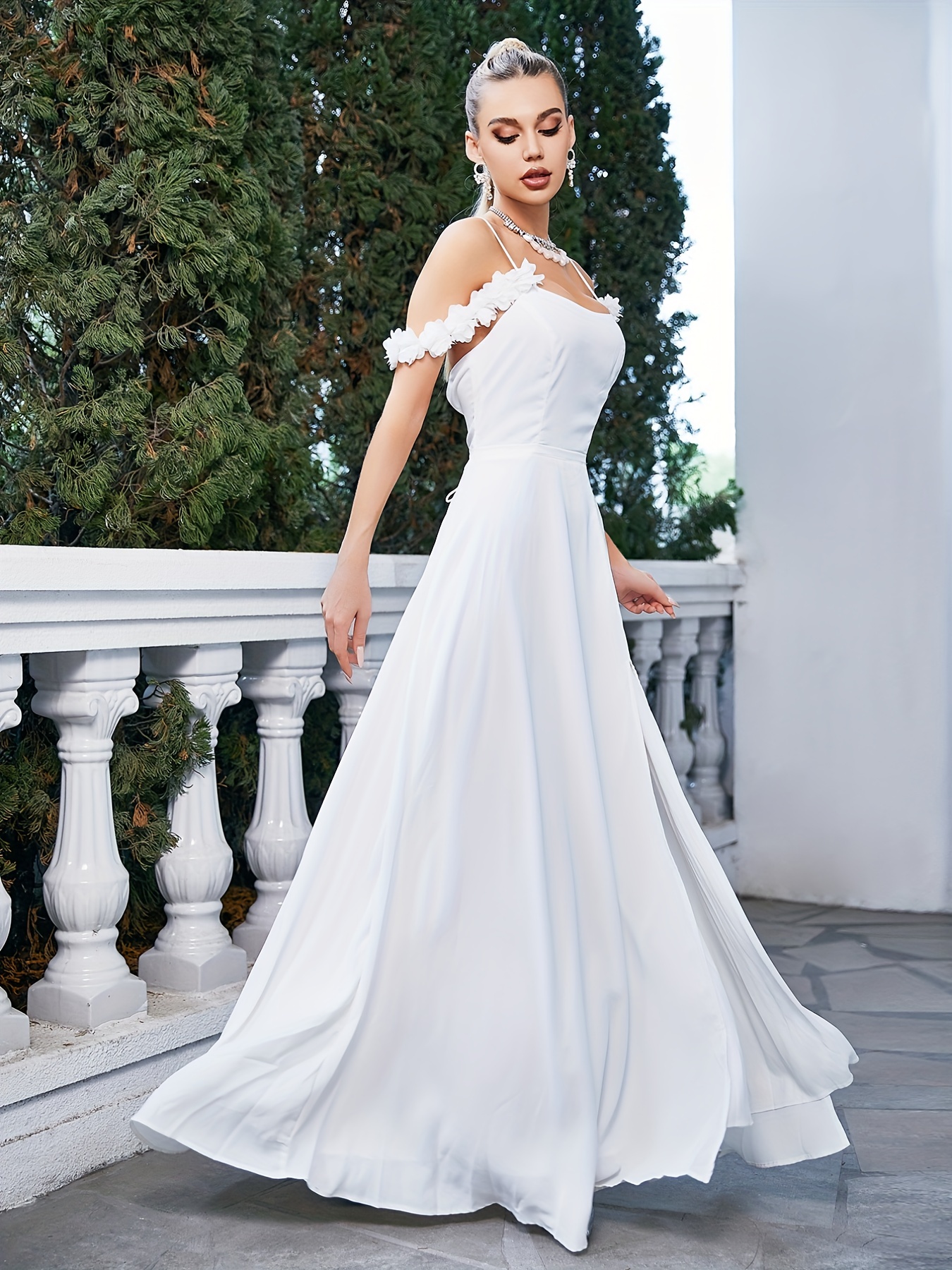 花嫁のための白いウェディングドレス - Temu Japan