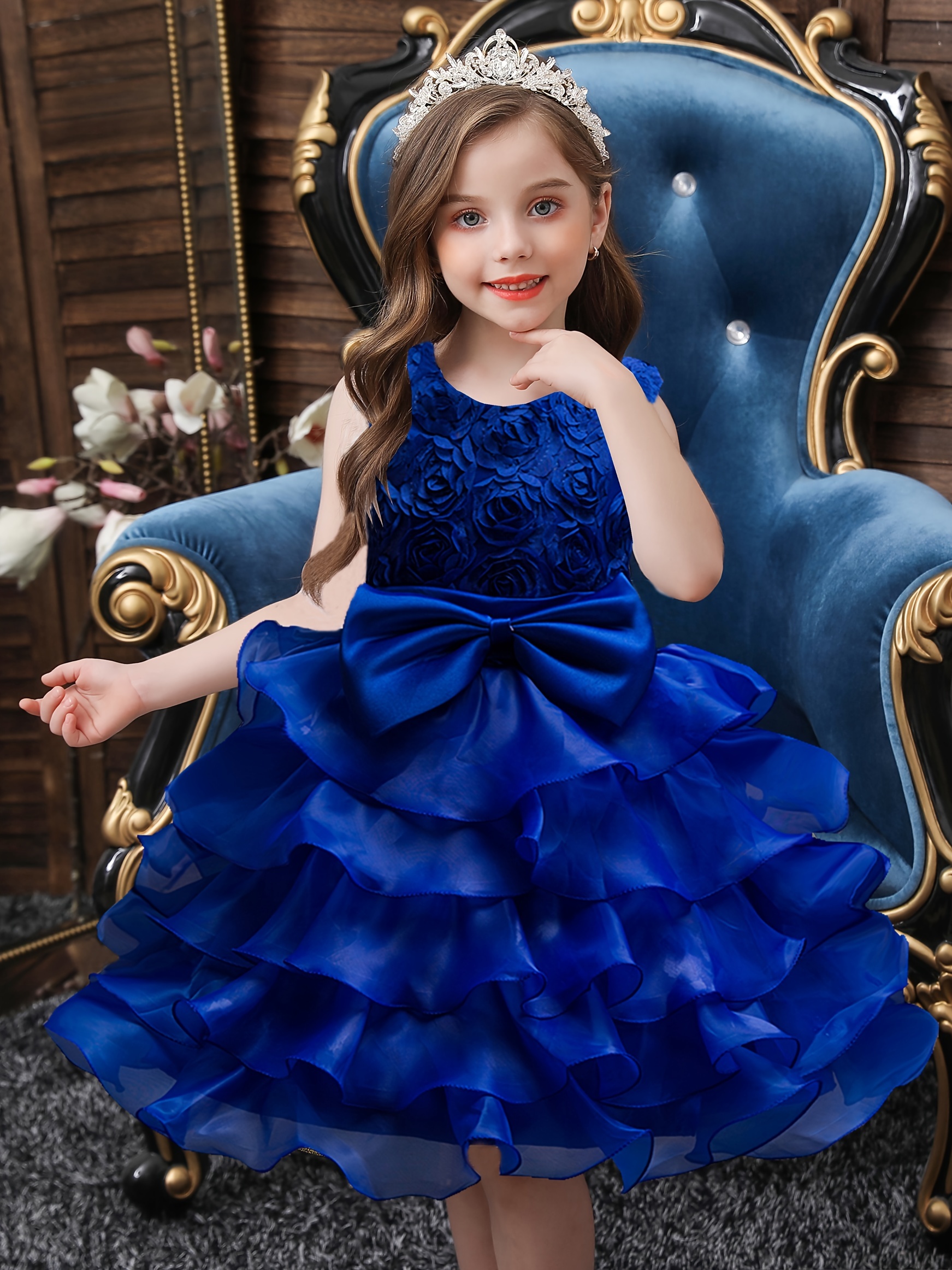 Vestido de tutú azul para niña otros colores disponibles Cumpleaños, Sesión  de fotos, Concurso, Princesa, Niña de las flores -  México