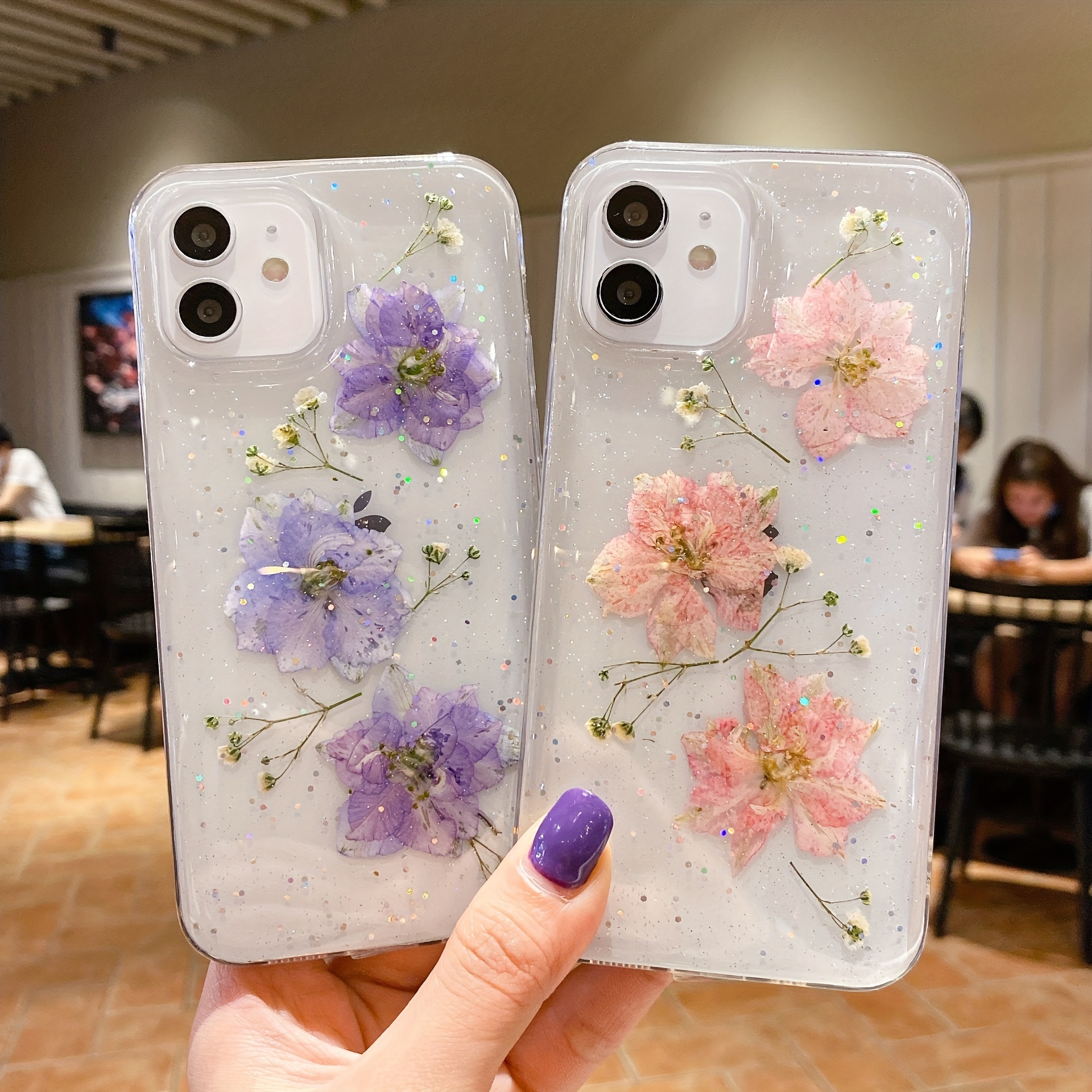 Red Dried Flowers Gypsophila for Resin Mold, 42PCS Natural Real Pressed  Babysbreath Flowers with Stem, Dry Flowers for Resin Jewelry DIY Phone Case