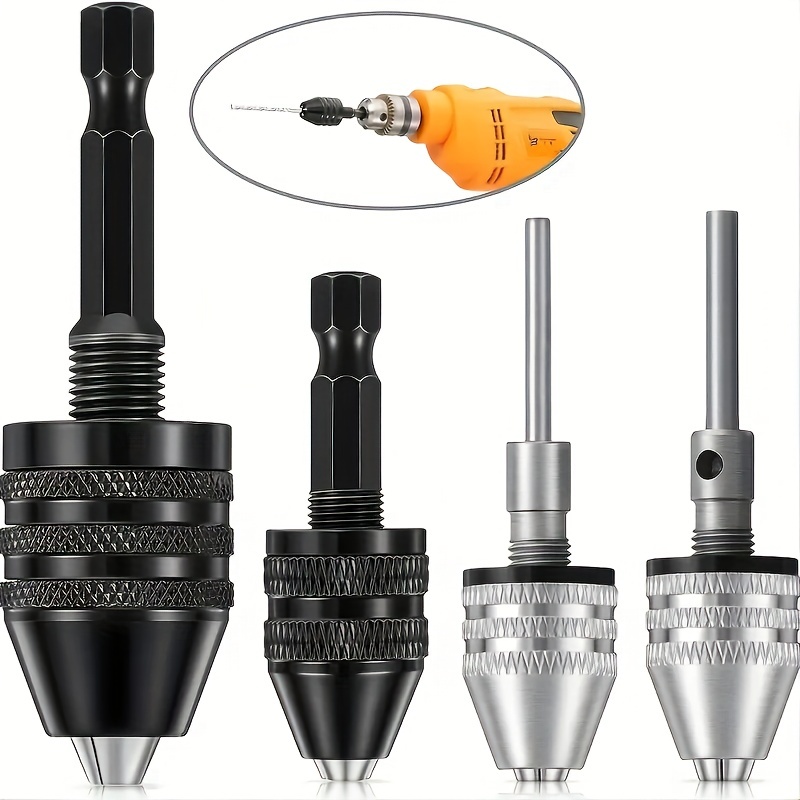 1 Pièce Mini Mandrin De Forage Sans Clé Avec Outils De Serrage De Collet De  0,6 À 8 Mm Pour Perceuse Électrique, Convertisseur Rapide De Tige  Hexagonale De 1/4 Sans Clé, Adaptateur