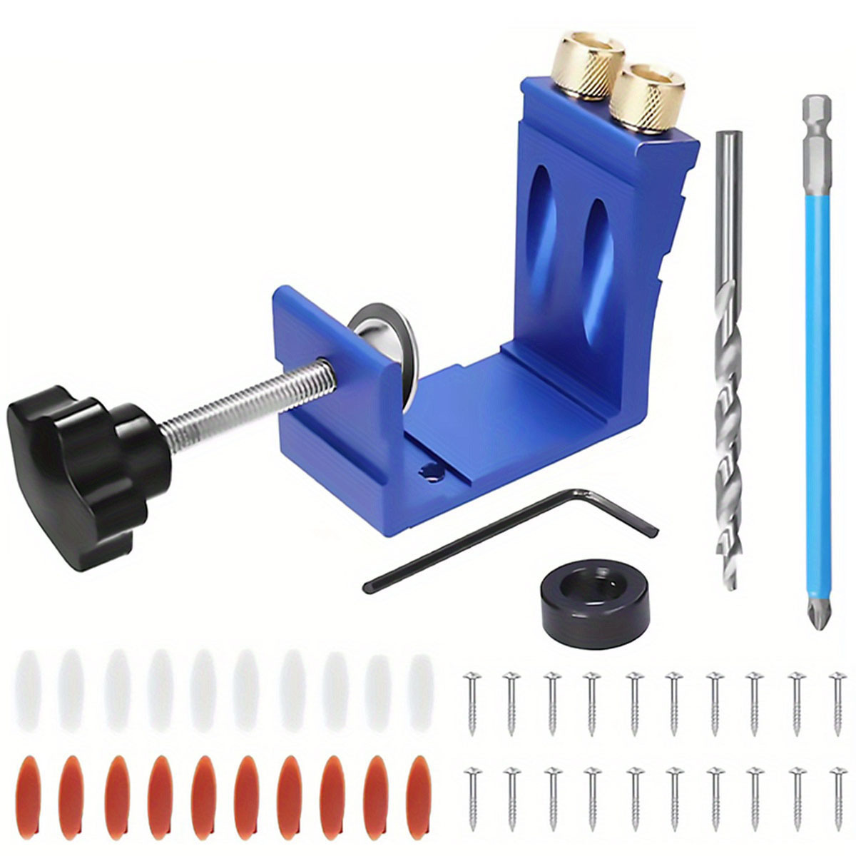 Complete Pocket Hole Jig Kit For Professional Carpentry - Temu