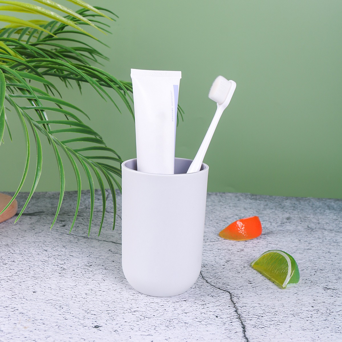  Vaso de plástico irrompible para cepillo de dientes de baño, 3  piezas, soporte para cepillos de dientes reutilizable, vasos de cepillado  de dientes, taza de cepillo de dientes resistente y apilable 