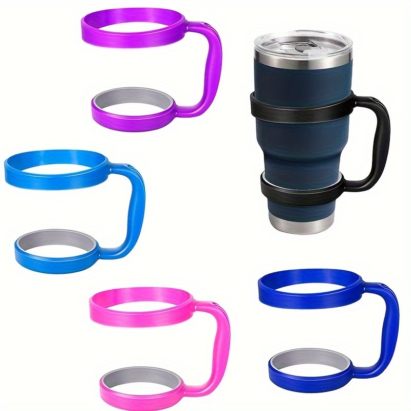 Tumbler Handle for 30 oz Yeti Rambler Cooler Cup, Rtic Mug(Old  Style), Sic, Ozark Trail Grip and more Tumbler Mugs - BPA FREE (Pink-CUP  NOT INCLUDE): Tumblers & Water Glasses