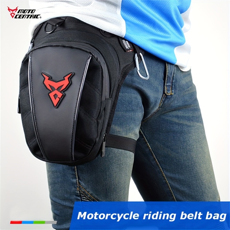 Bolsa lateral para motocicleta, riñonera para pierna, cinturón para muslo,  bolsa táctica para motocicleta, paquete de cintura impermeable para  exteriores, accesorio para Moto