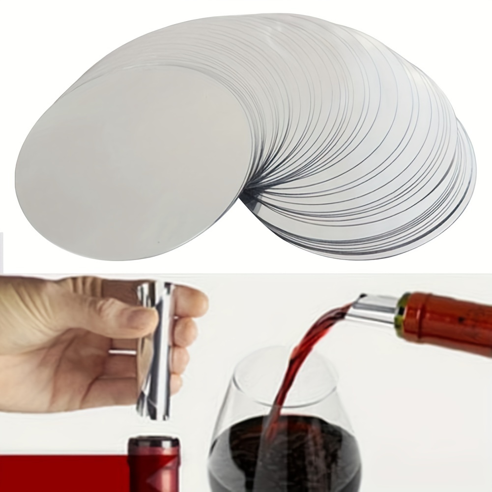 Robinet de presse de bouteille de vin en verre avec le bouchon de bouche  antipoussiéré