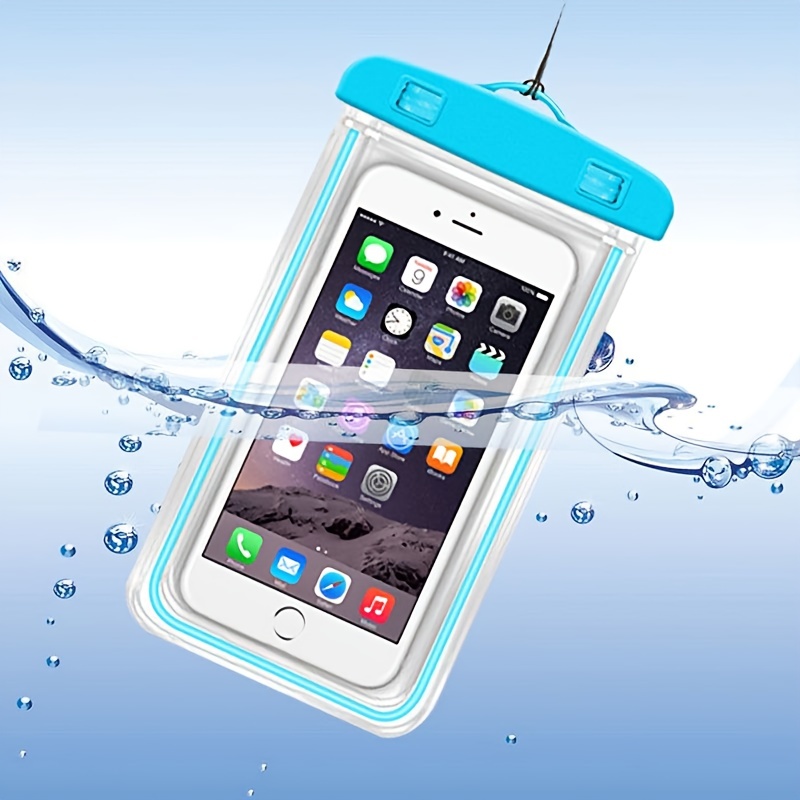 Funda impermeable para teléfono de 7.5 pulgadas, IPX8 flotante bajo el agua  para iPhone 14 13 12 11 Pro Max XS Plus X Samsung, protector de teléfono