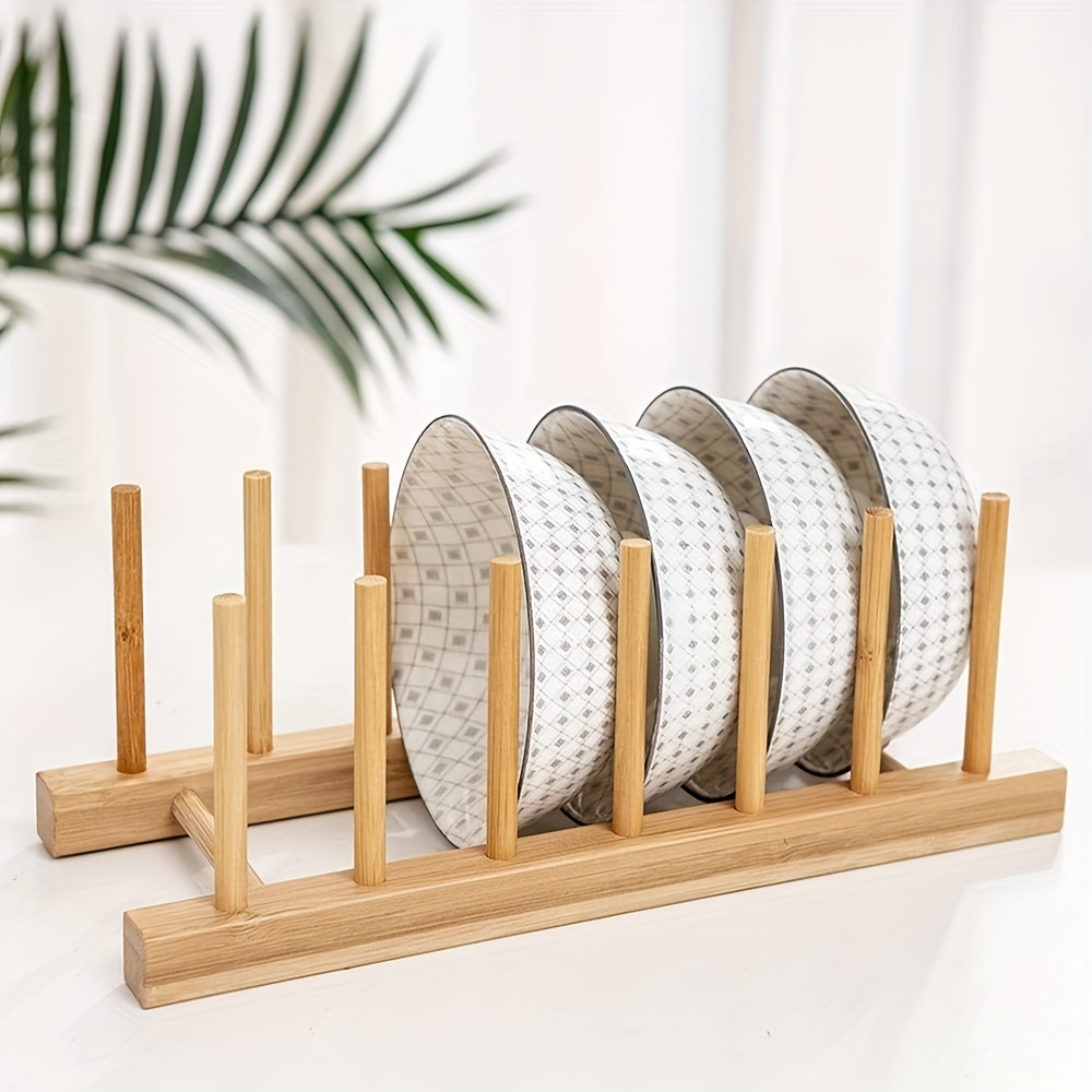 Kitchen Dish Cup Drying Rack Household Water Cup Plate Can Drain  Multi-functional Storage Rack Bamboo Storage Rack Kitchen Home - AliExpress