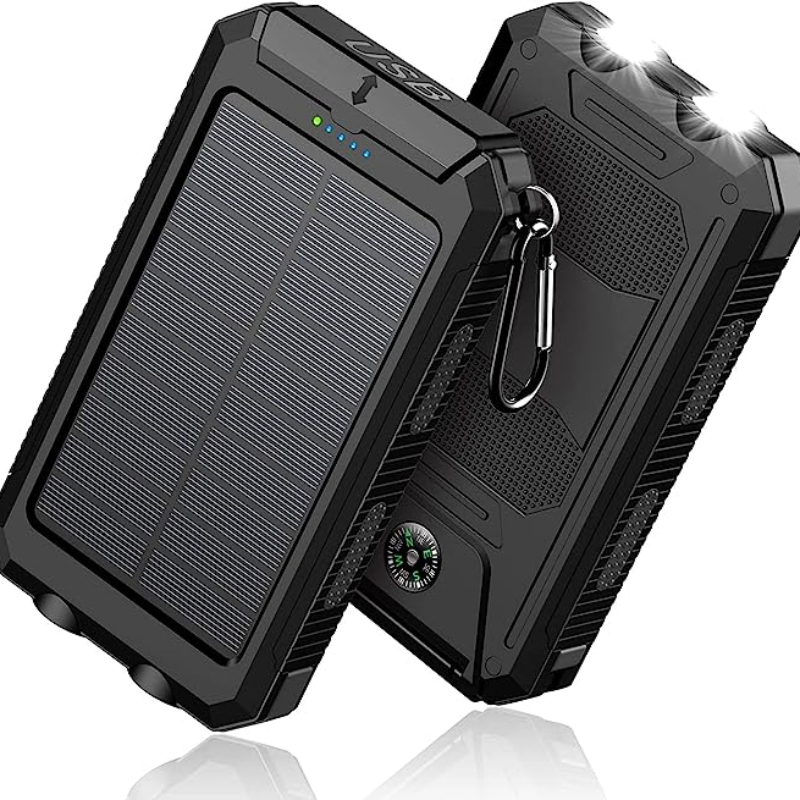 Carga solar portátil resistente al agua USB Solar Power Bank 50000mAh  portátil Cargadores solares - China Cargador de teléfono y Banco de energía  precio
