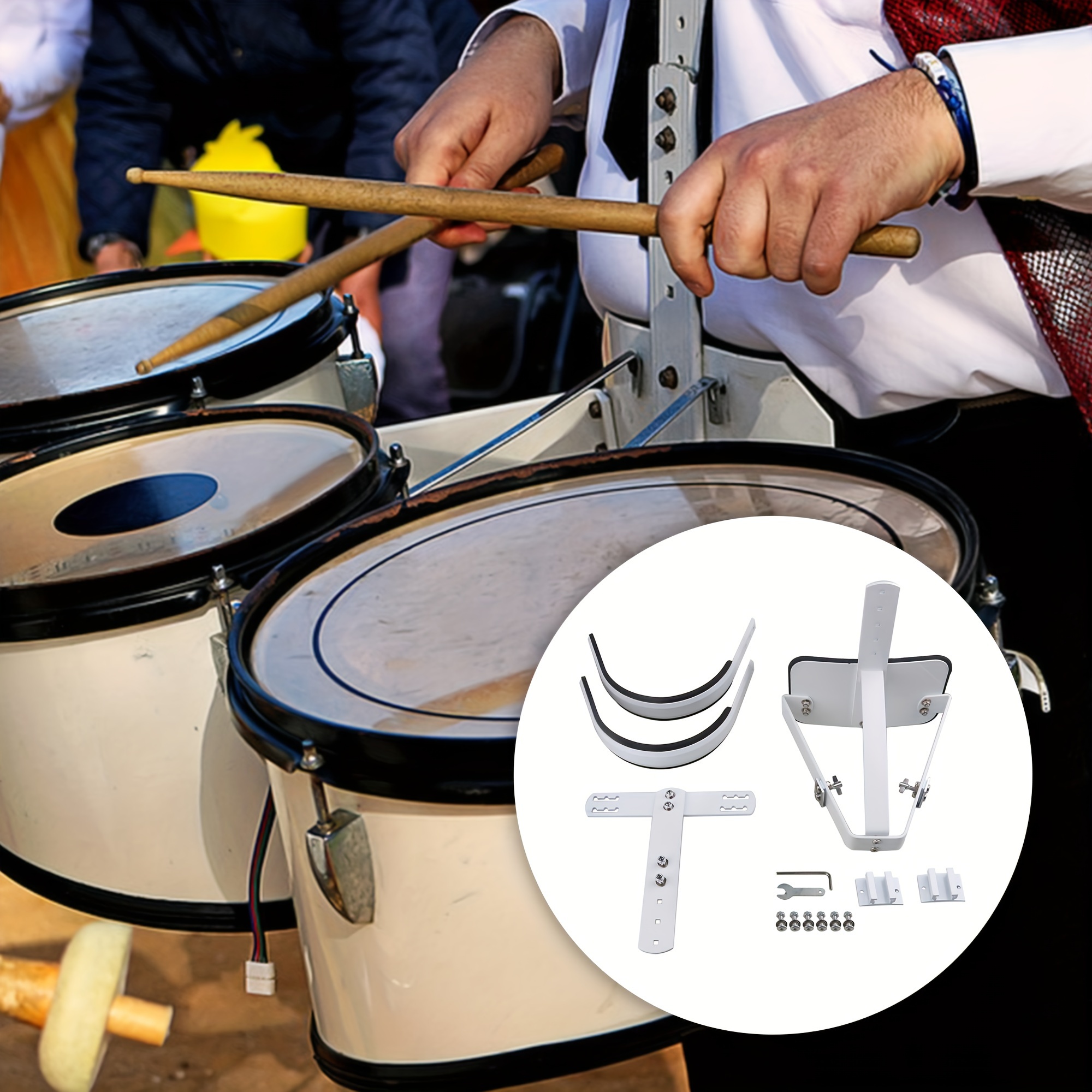  Baquetas de tambor de madera convenientes para bateristas :  Instrumentos Musicales