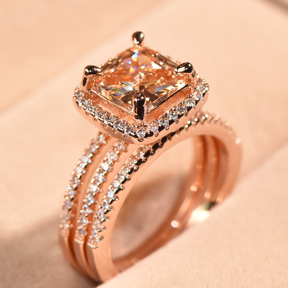 Rose Gold Rings - Temu