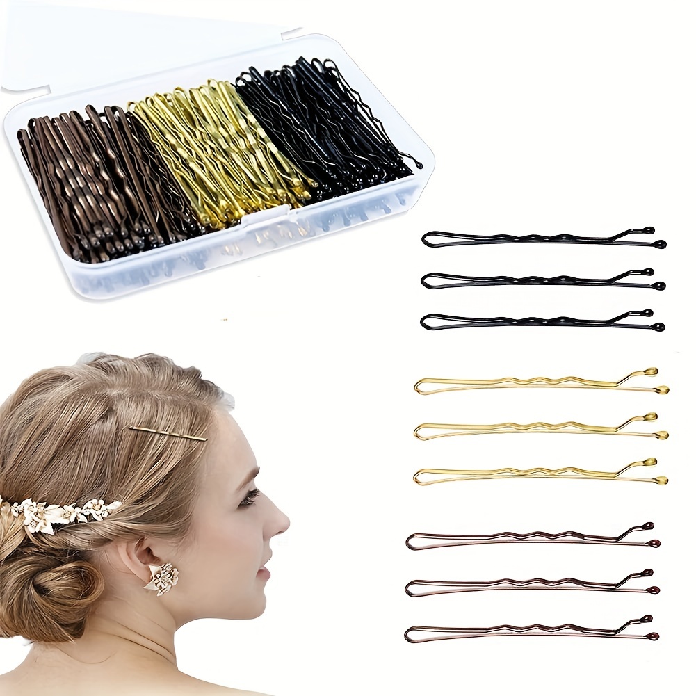 7cm Hair Pins for Buns 50pcs Bobby Pins Brown Hair U Shaped Hairpins for  Women Girls Hair Styling Accessories for Salon Home Use - AliExpress
