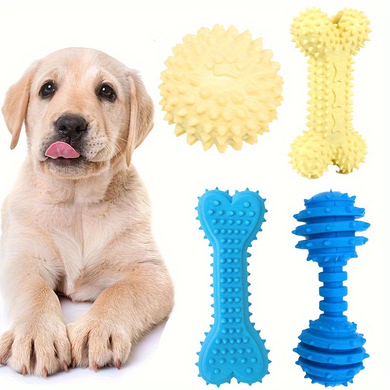 Dogs Tooth Grinding Toys Ring Shape Dog Enrichment Toys Squeaky