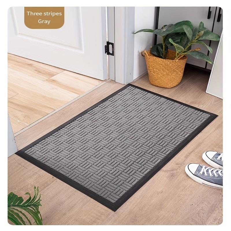 Non slip Plants And Trees Pattern Rubber Floor Mat High - Temu