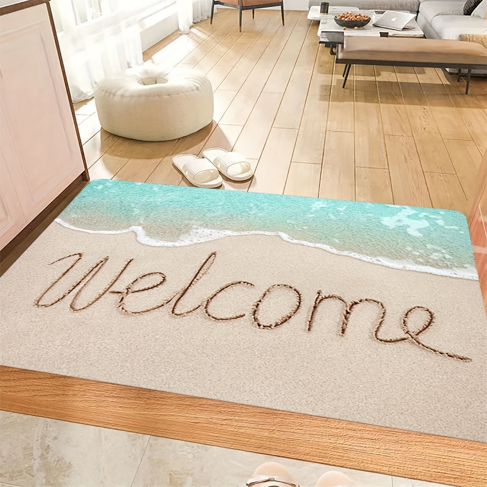 Half Round Bathroom Rug Doormats Non-Slip Bathroom Floor Mat Soft Furry  Thickened Carpet Washable Bedroom Rugs Door Mats - AliExpress