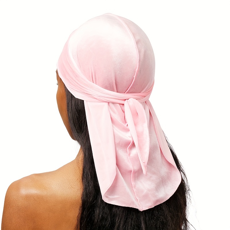 Hombres Mujeres Durag Long-Tail Extra pañuelo de cabeza sedoso sombrero de  pirata - China Durag y jefe bufanda precio