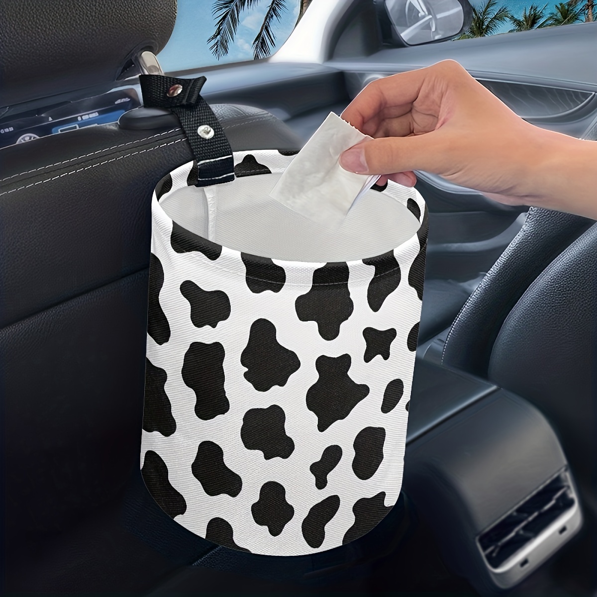 Accesorios Para Coches Con Estampado De Vaca - Temu