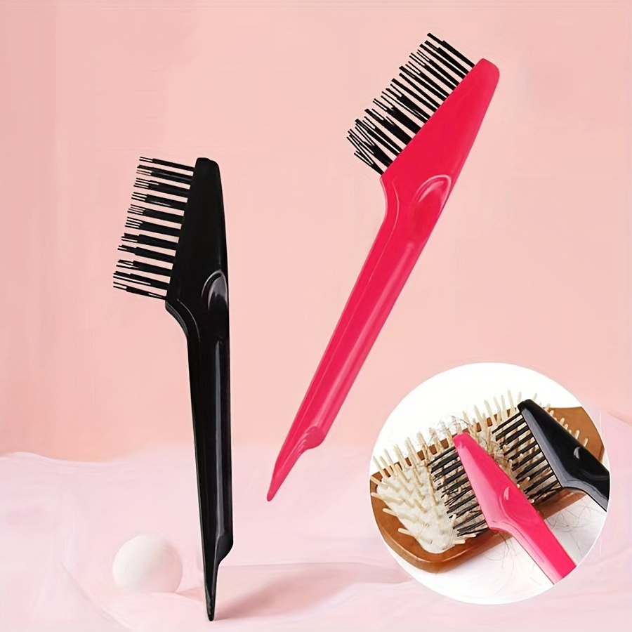 Cleaning Brush For Hair Combs - Plastic Handle For Easy Removal Of Dirt And  Dust - Embedded Beauty Tool For Cleaning And Maintenance - Temu