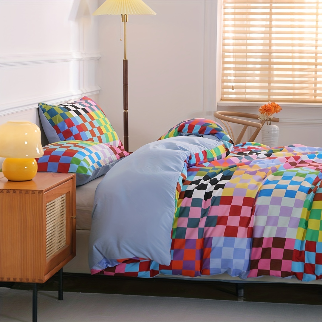 Plaid Aesthetic Bedding Set – The Preppy Place