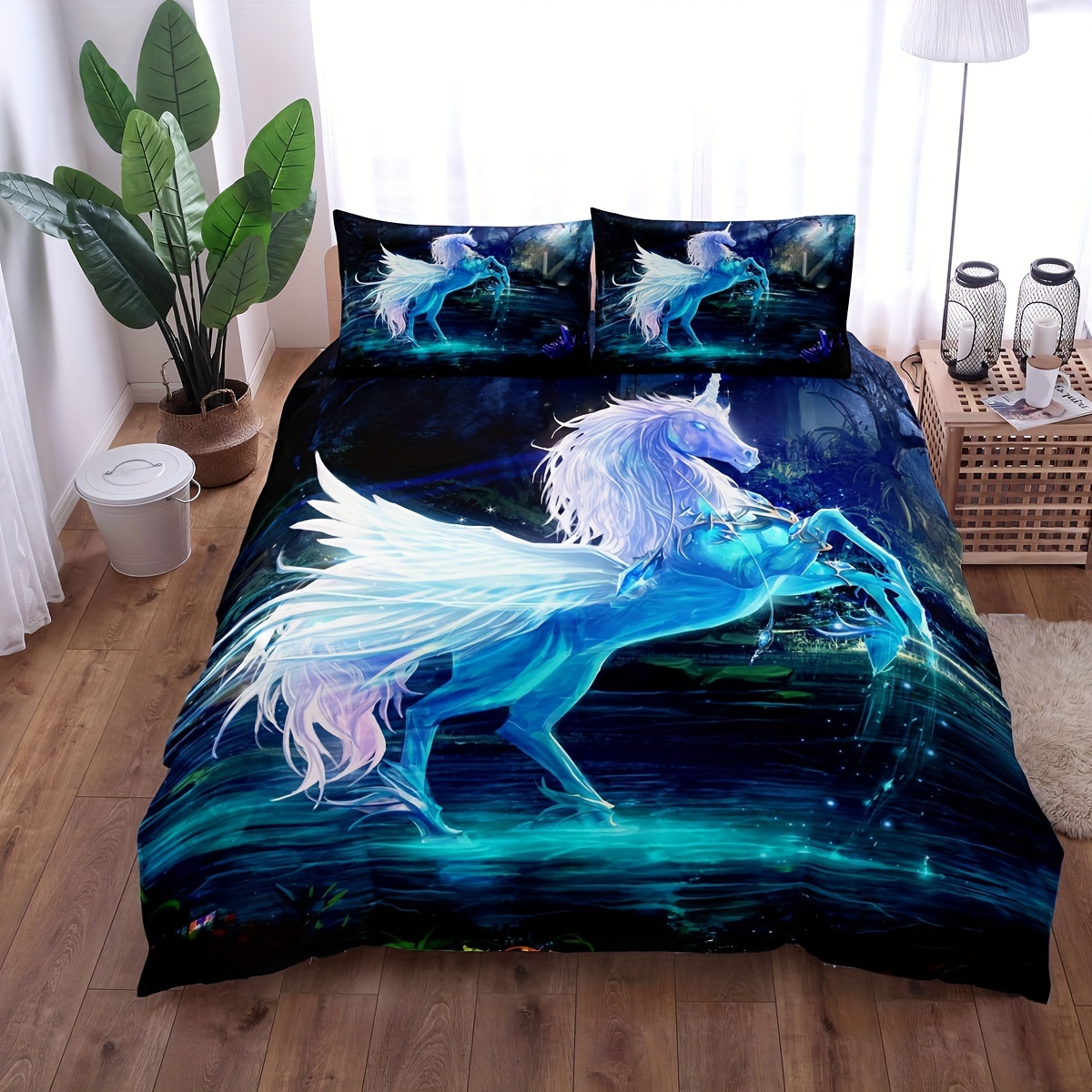 Galaxy unicorn outlet bedding