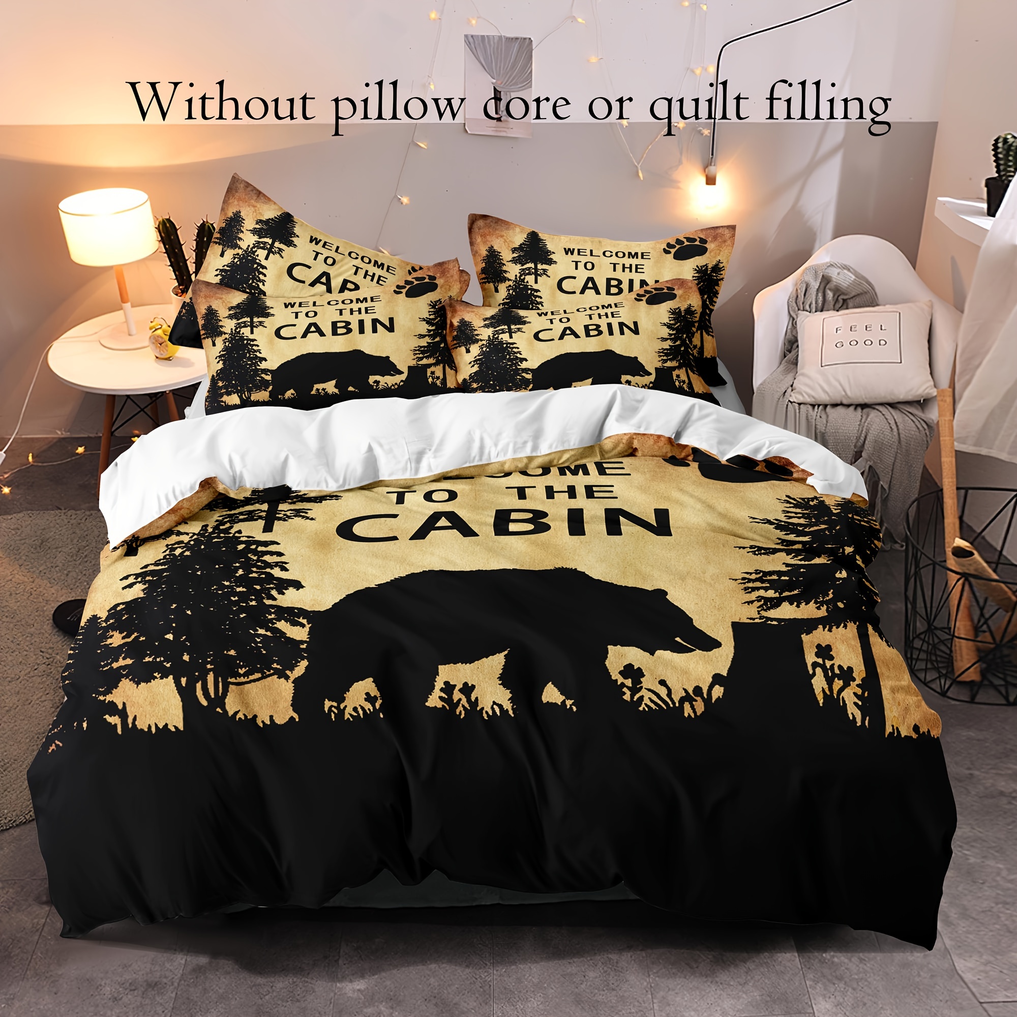 Cute Bear Fitted Sheet Set Dustproof Non slip Mattress - Temu