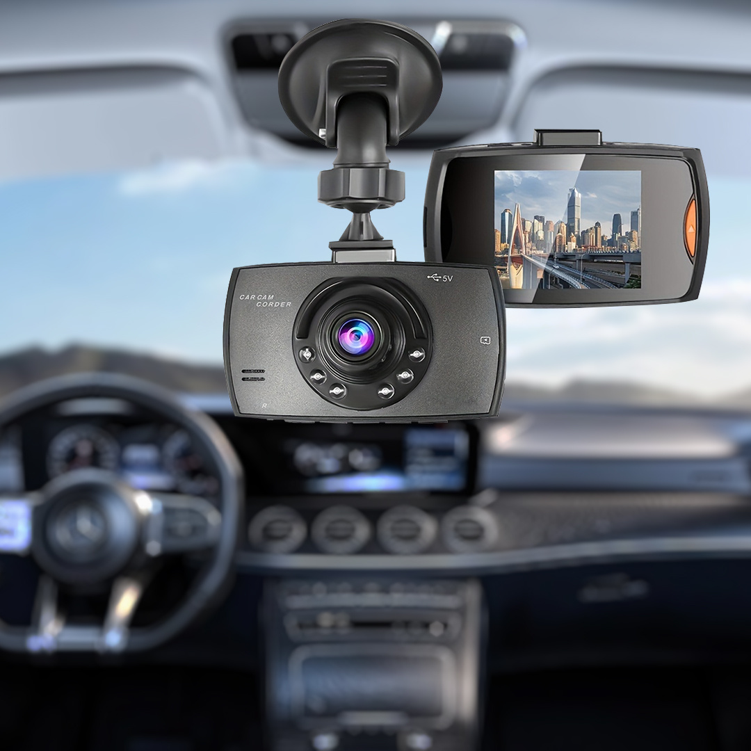 Camara De Vigilancia Para Autos Vision Nocturna GPS 12 Caja Negra 1080P  128 GB.