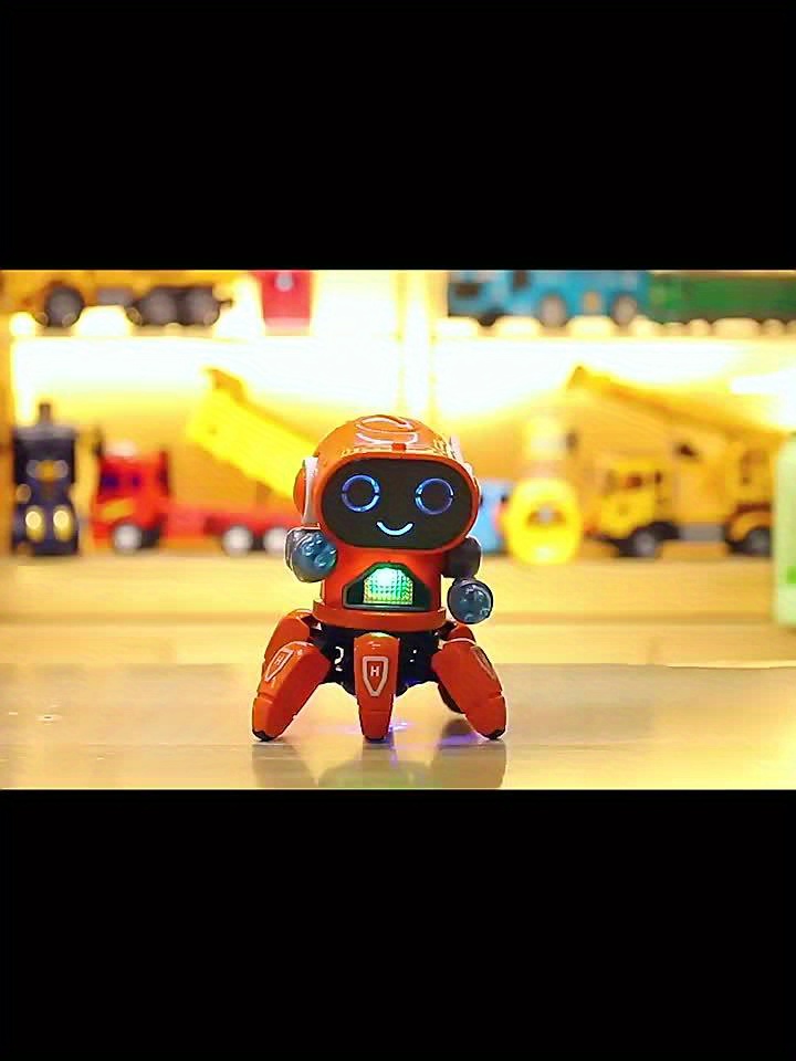 ELectric Robot Toy Gift Carino Giocattoli Robot Ballerini Musicali Con Luce  LED Arancione - Temu Switzerland