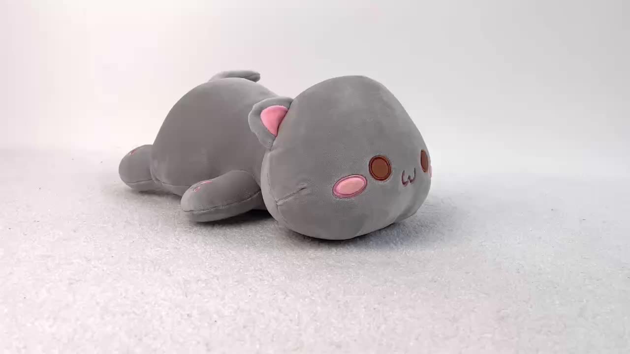 13.8 pouces mignon doux chat peluche oreiller canapé coussin Kawaii peluche  jouet doux farci dessin animé animal poupée pour enfants bébé filles cadeau  de Noël - Temu Switzerland