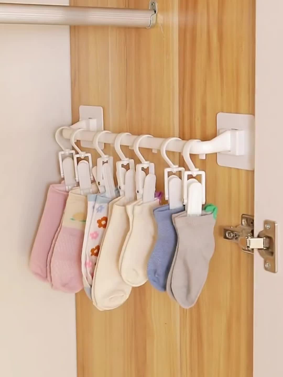 Punchfree Baby Clothes Hanging Storage Rods With - Temu