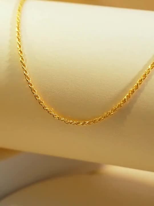 S925 Sterling Silver Collarbone Chain Rope & Twisted Chain Design