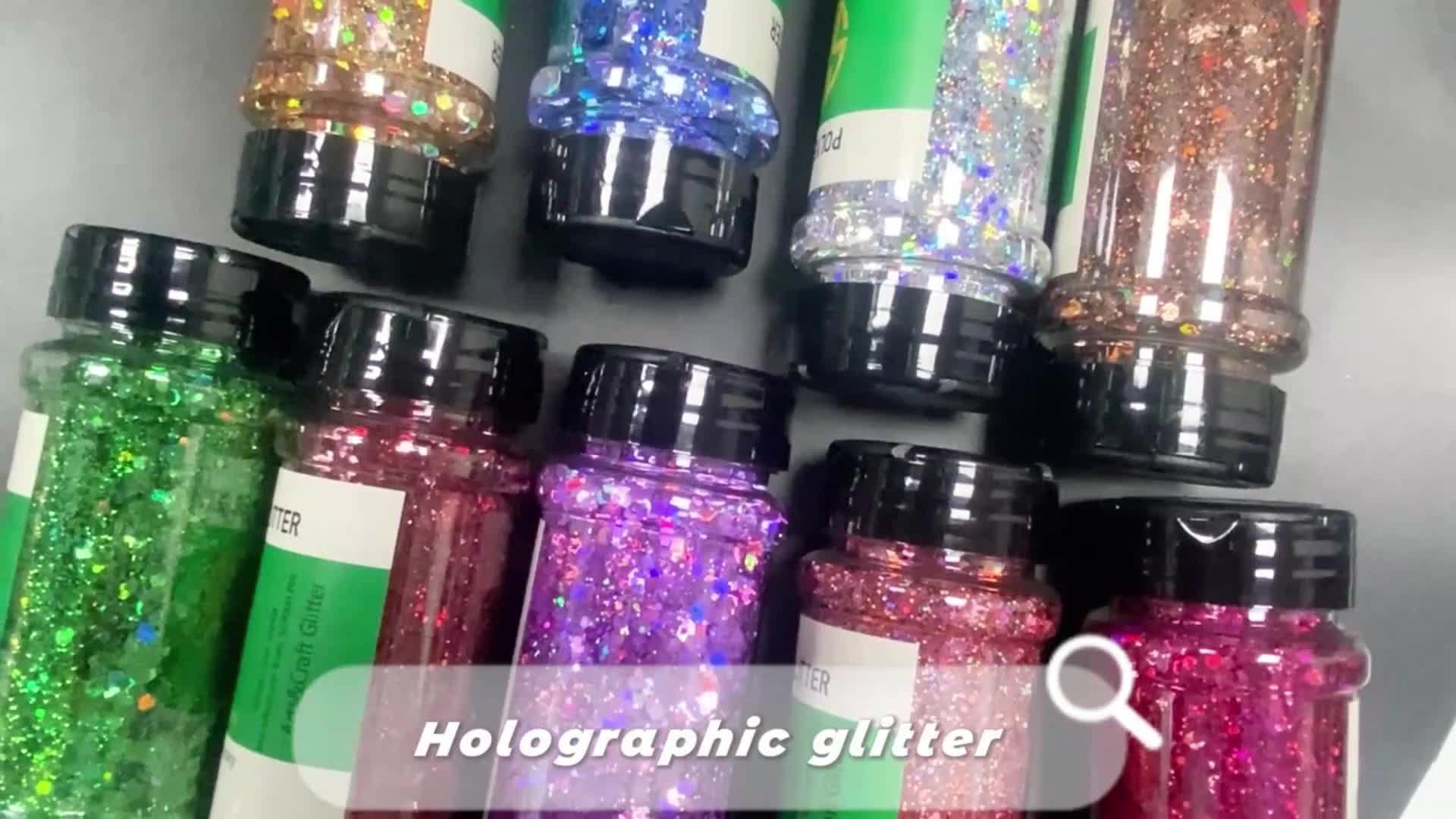 Holographic Glitter Mix Chunky Glitter Laser Glitter Craft - Temu