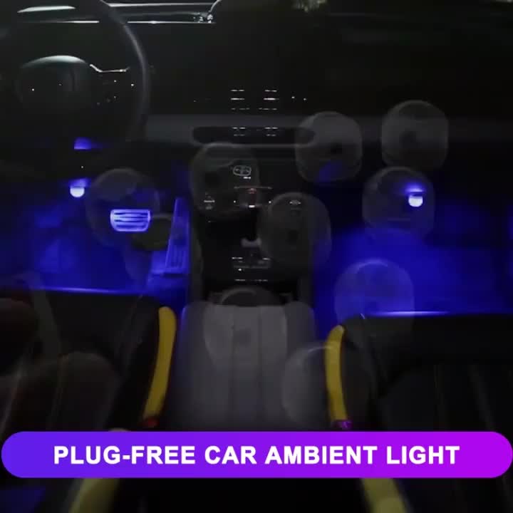 Lumière LED sans fil arina pour intérieur de voiture, autocollant de geste,  main de fenêtre arrière avec télécommande - AliExpress