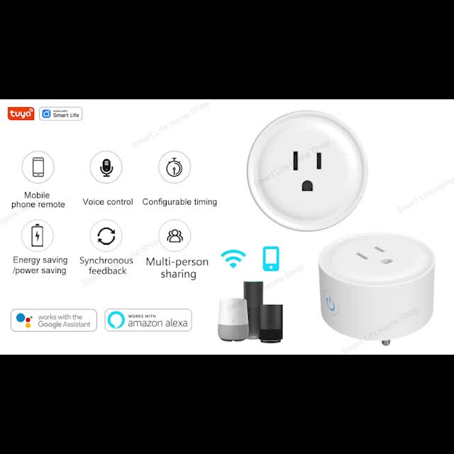 Smart Mini Smart Plug, Wifi Outlet Socket Works With Alexa And Google Home,  Voice Conrol, Remote Control With Timer Function, Fcc Listed, 10a - Temu