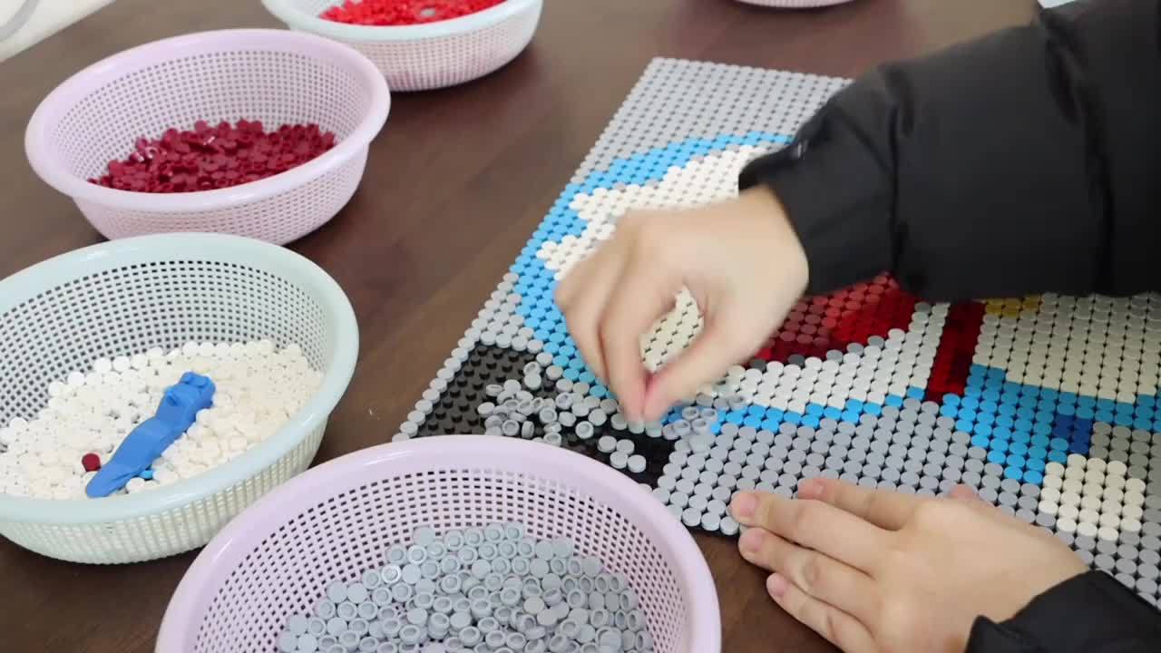 500 Pixel Building Block 1x1 Foundation Brick