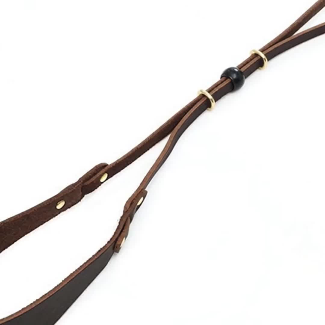 Traffic Dog Leash with Wide Collar, Adjustable Short Traction