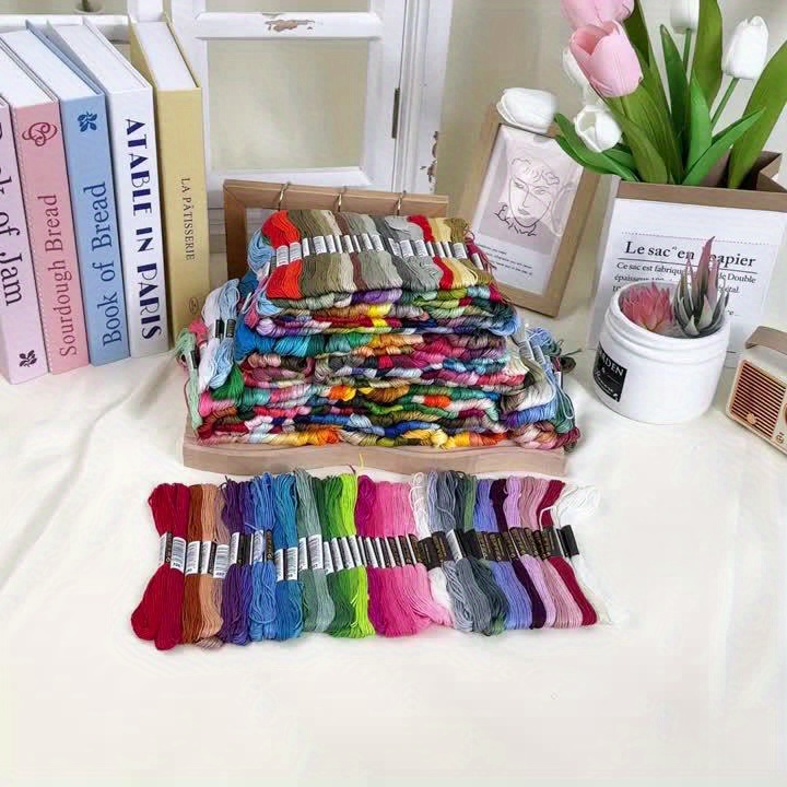 Multicolored Embroidery Thread 447 Shades