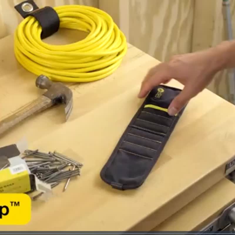 The Ultimate Diy Tool: Magnetic Wristband For Holding Screws - Temu