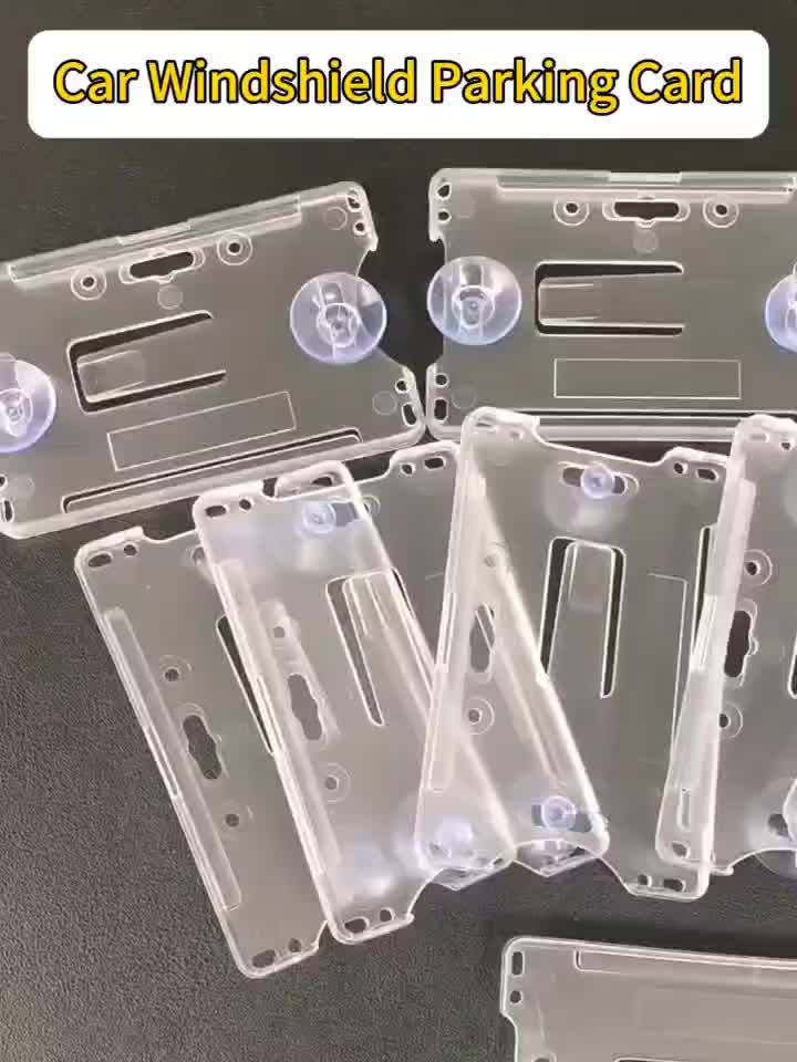 Car Windshield Parking Card Holder for RFID Security