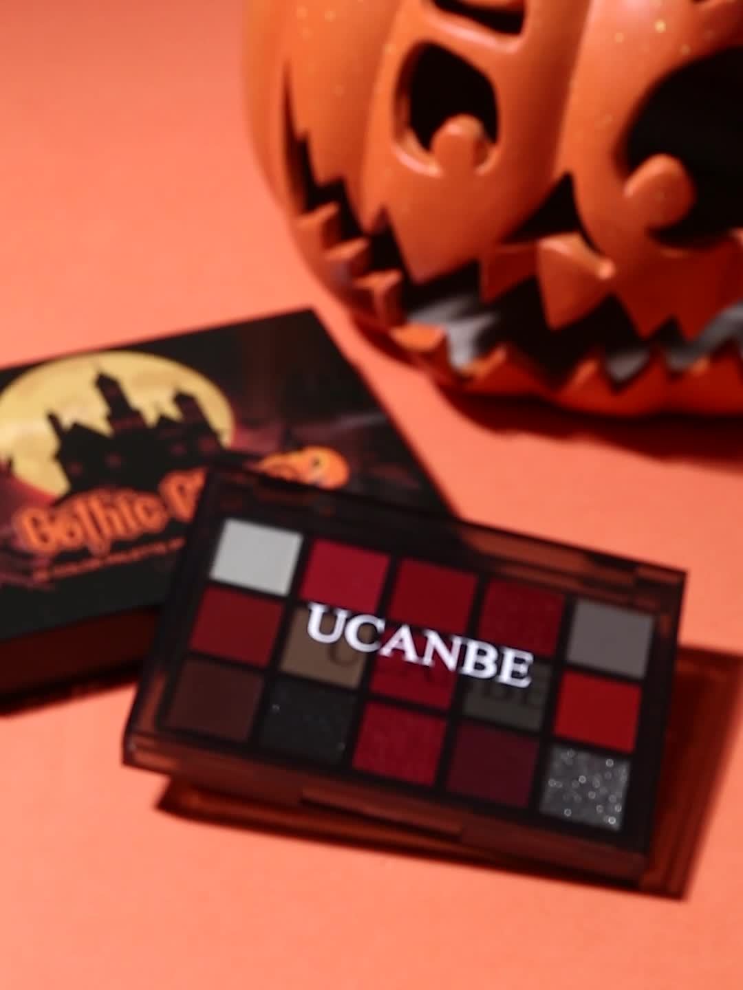 Smokey Eyes Lidschatten Palette – Matt & Glitzer Augen Make-up Set Mit Braun, Rot, Lila – Perfekt Für Abend, Halloween & Goth Looks