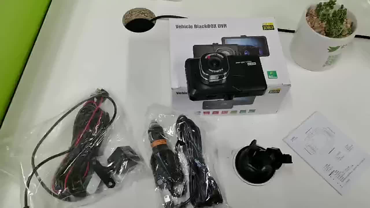 Car Video Recorder Dash Cam Front And Rear Car DVR Vehicle Black Box Metal  Shell Car Camera For Recording Dashcam Front And Rear