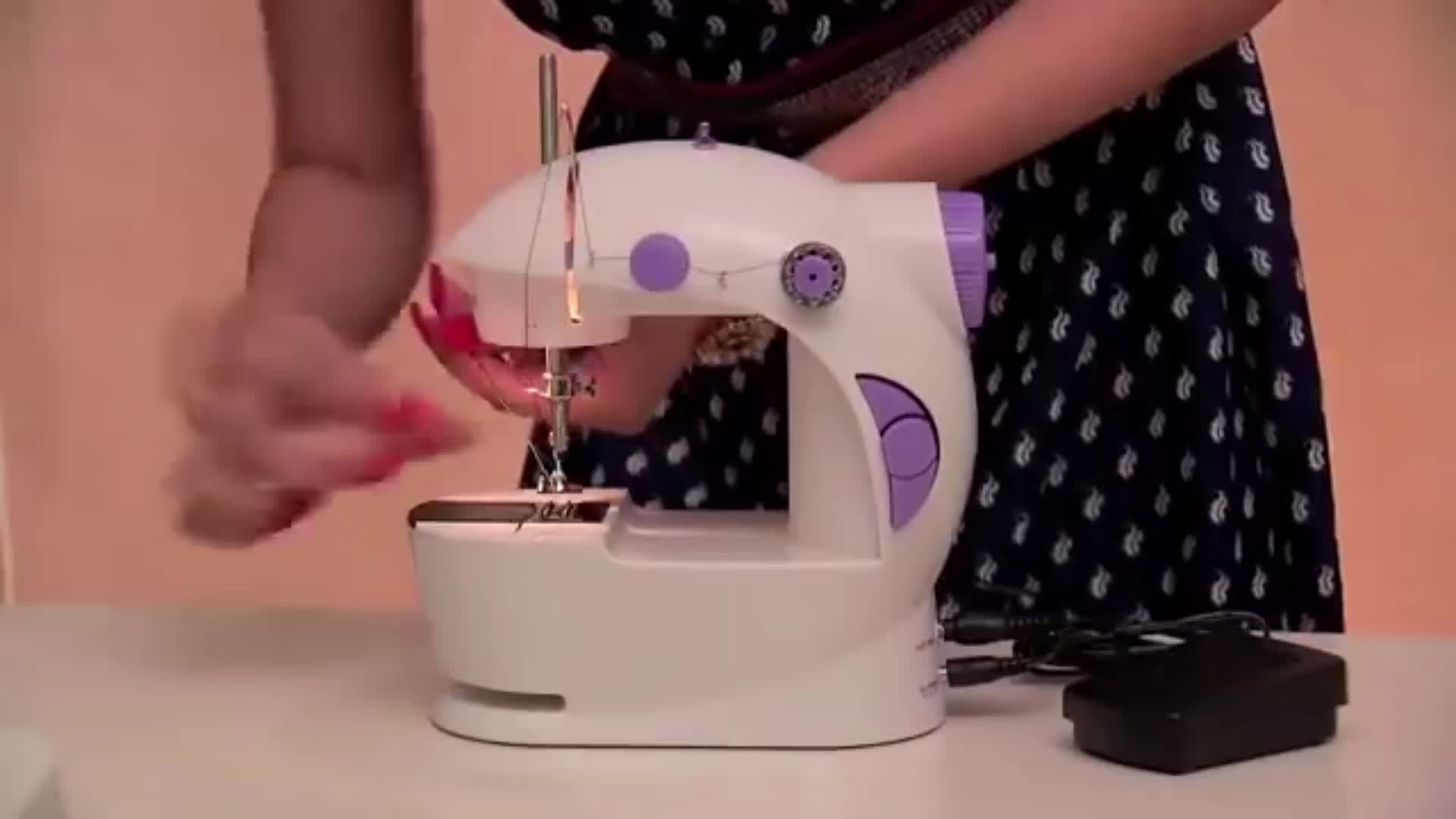 Pequeña máquina de coser manual portátil Mini máquina de coser manual
