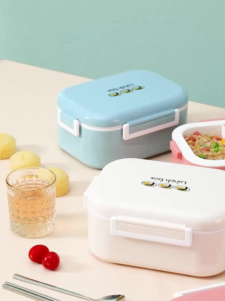 Bento Box Lunch Box, Large Food Container With Cutlery Insulation Bag - Temu