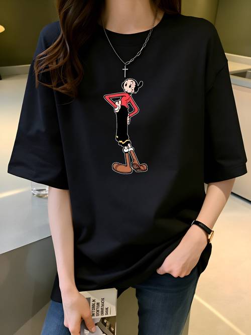 a printed 100 t shirt for for everyday casual wear soft and unisex in 5 colors a item