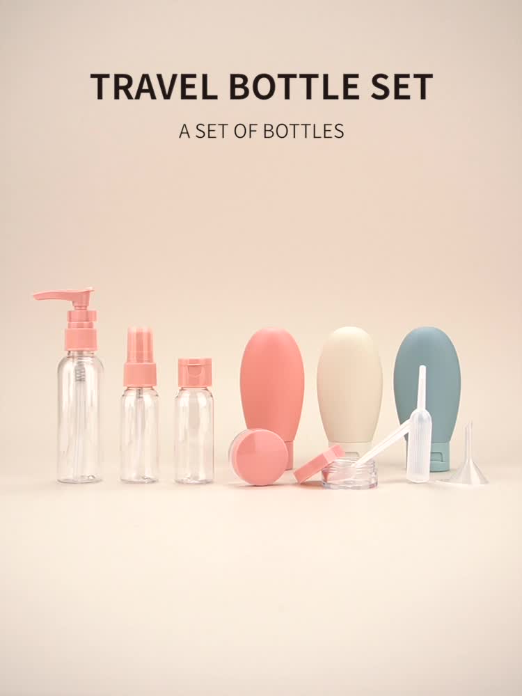 Travel Bottles Set With Storage Bag Refillable Travel Size - Temu