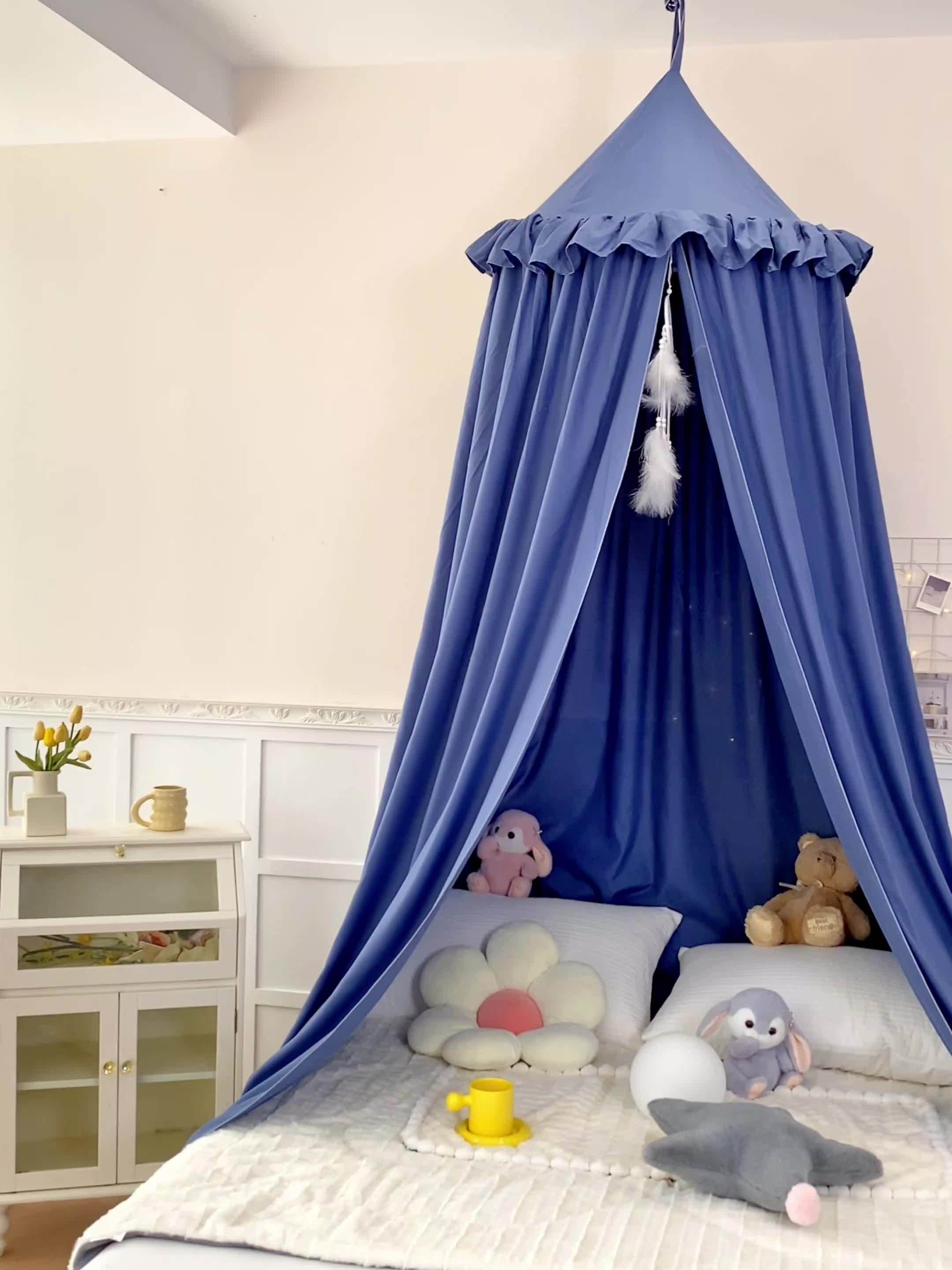 1 Mosquitera Niños Dosel Decoración Princesa Cama Niños - Temu